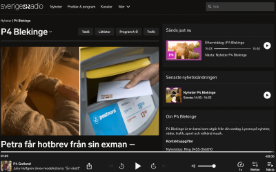 Radio Blekinge – lyssna på Lyssna på P4 Blekinge